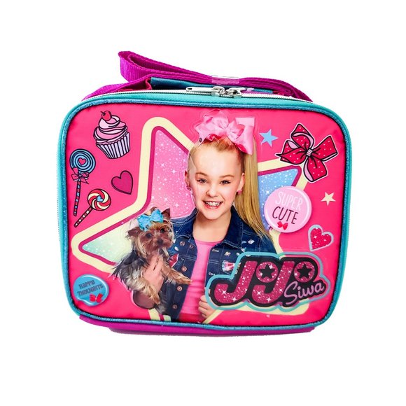 Jojo Siwa Backpack and Lunch Bag Set Girls School Bundle with Lunch Box 16" Pink - Picture 6 of 8